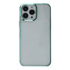 İphone 14 Pro Max Kılıf Element Silikon - Yeşil
