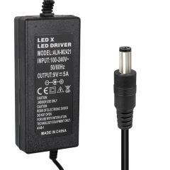 Powermaster Pm-13033 9 Volt - 5 Amper 5.5*2.5 Mm Uçlu Yazar Kasa / Pos Makinesi Masaüstü Adaptör