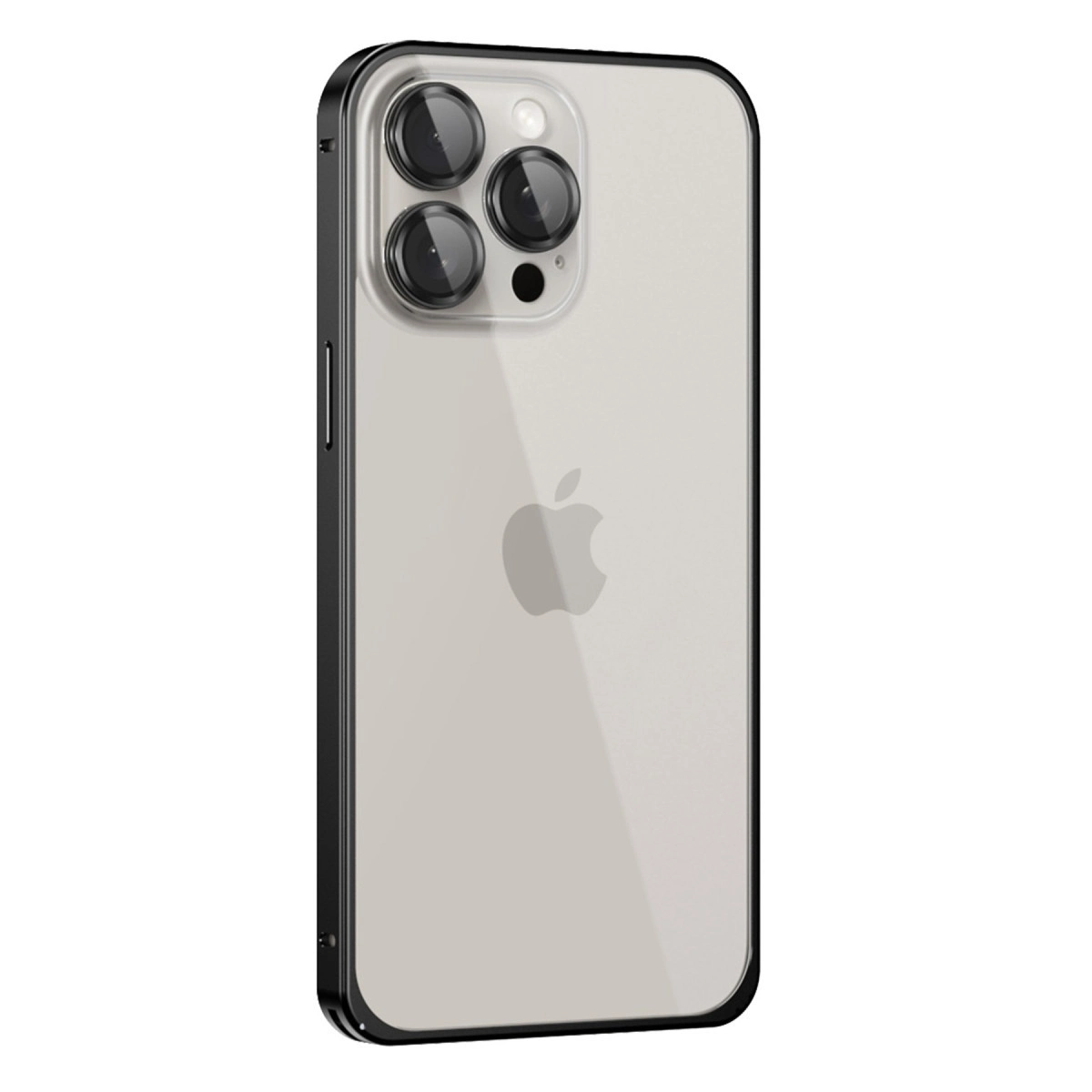 Joko  İphone 15 Pro Metal Bumper Mat Kapak - Siyah