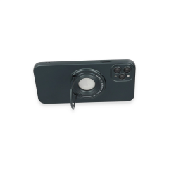 İphone 12 Pro Kılıf Lukka Magneticsafe Kapak - Koyu Yeşil