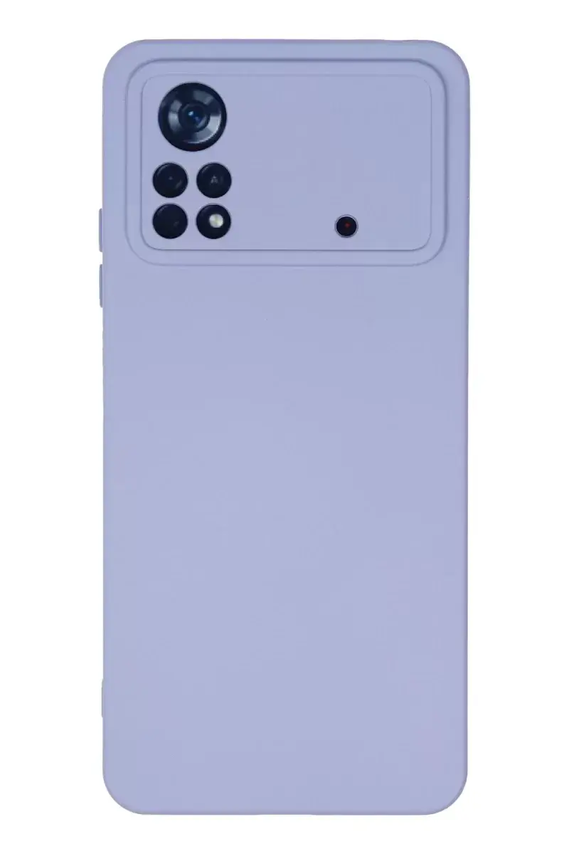 Newface Xiaomi Poco X4 Pro 5g Kılıf Nano İçi Kadife Silikon - Lila