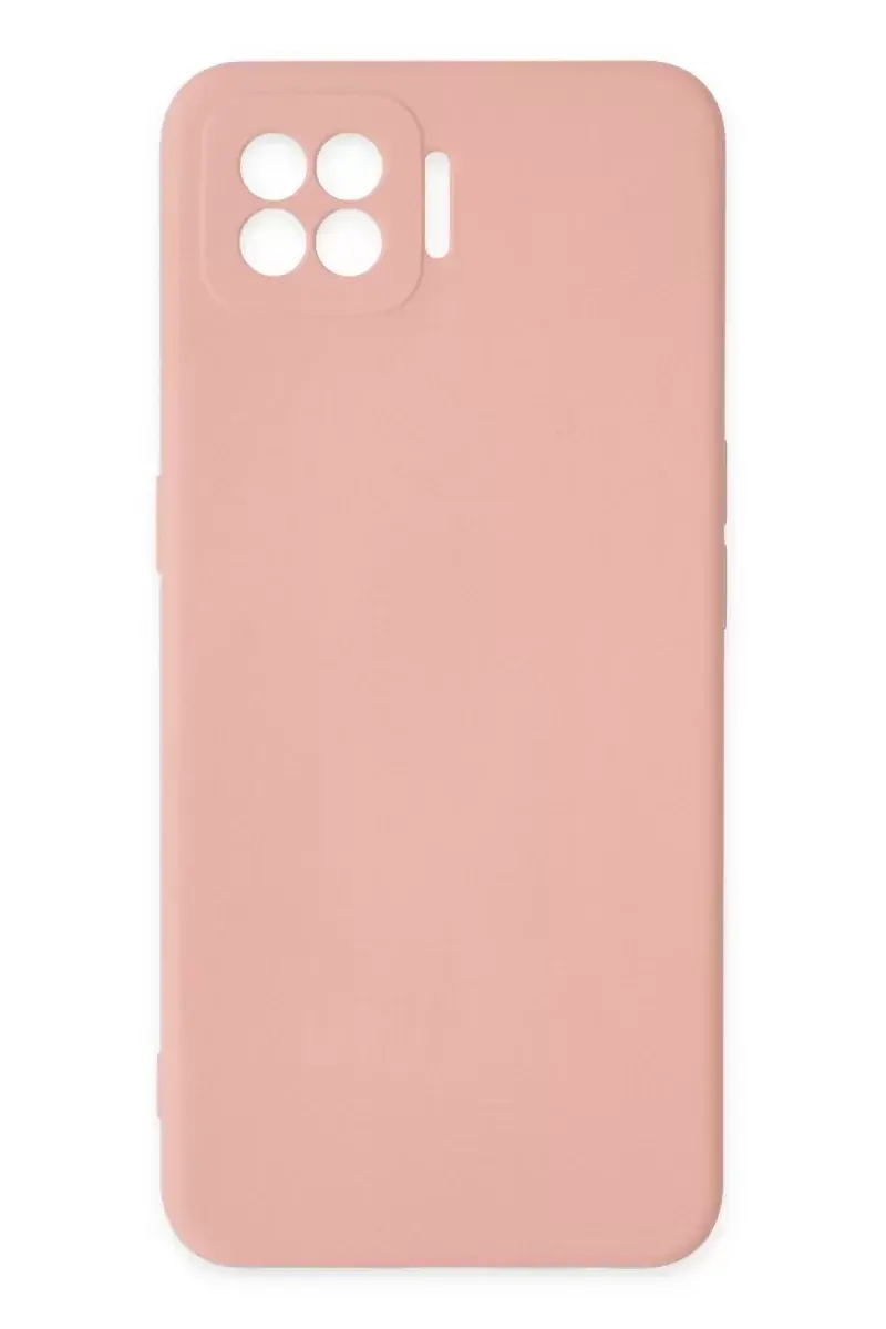 Newface Oppo A73 Kılıf Nano İçi Kadife Silikon - Pudra