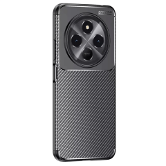 Tecno Spark 30 Kılıf Auto Focus Karbon Kapak - Siyah