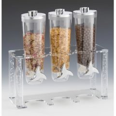 Standlı Cornflakes Aleti, 3'lü, 44x17x43 cm, Şeffaf