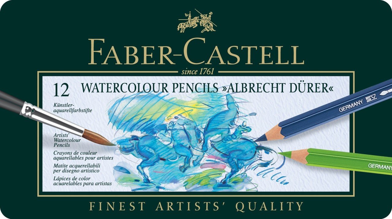 Albrecht Dürer Aquarell Boya Kalemi 12 Renk