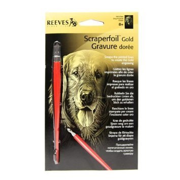 Altın Gravür Kazıma Seti - Köpek - 180x110mm