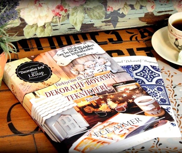 Ece AYMER - Dekoratif Boyama Teknikleri Kitabı