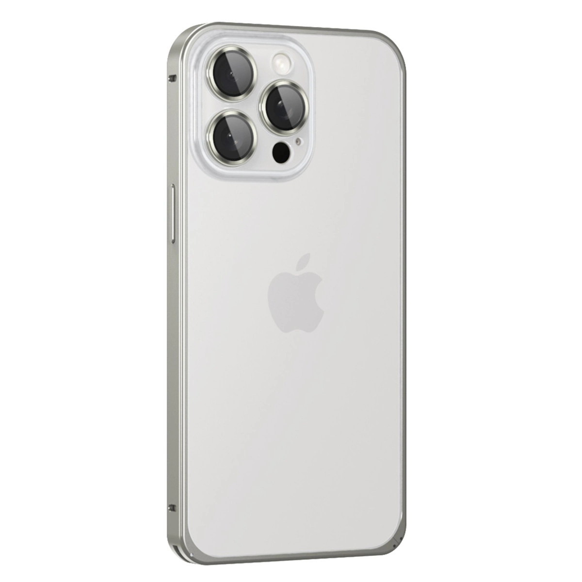 Joko  İphone 15 Pro Metal Bumper Mat Kapak - Gri