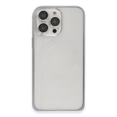 Joko  İphone 15 Pro Metal Bumper Mat Kapak - Gri