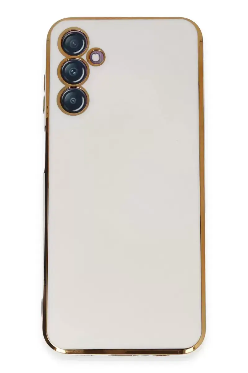 Newface Samsung Galaxy M14 5g Kılıf Volet Silikon - Beyaz