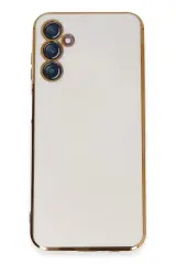 Newface Samsung Galaxy M14 5g Kılıf Volet Silikon - Beyaz