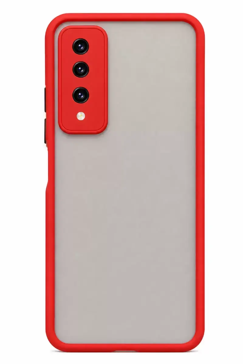 Newface Huawei Y9 Prime 2019 Kılıf Montreal Silikon Kapak - Kırmızı