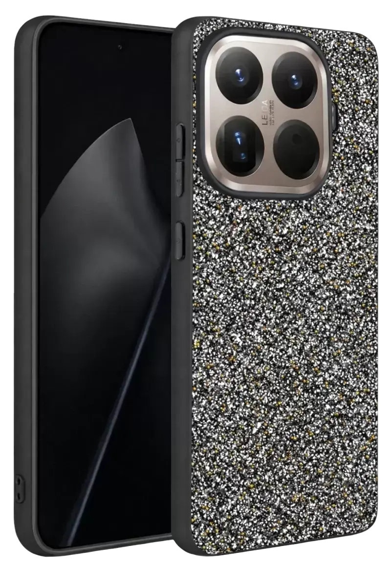 Onegif Xiaomi Mi 15t Pro Bright Simli Kapak - Gold