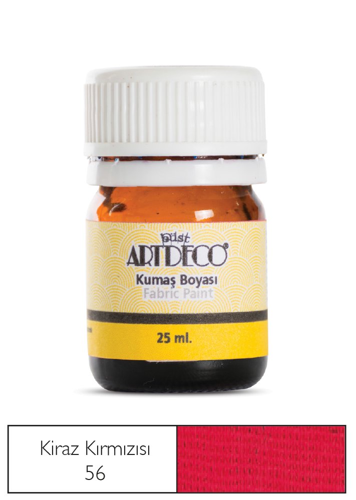 Kumaş Boyası 25ml Kiraz Kırmızısı 56