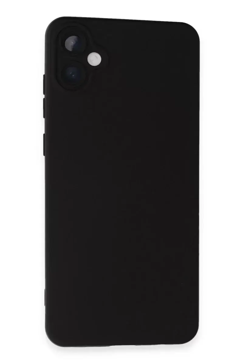 Newface Samsung Galaxy A05 Kılıf Nano İçi Kadife Silikon - Siyah
