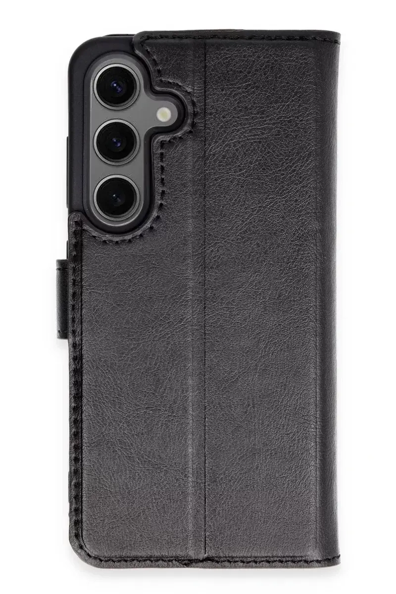 Newface Samsung Galaxy S24 Kılıf Trend S Plus Kapaklı Kılıf - Siyah