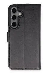 Newface Samsung Galaxy S24 Kılıf Trend S Plus Kapaklı Kılıf - Siyah
