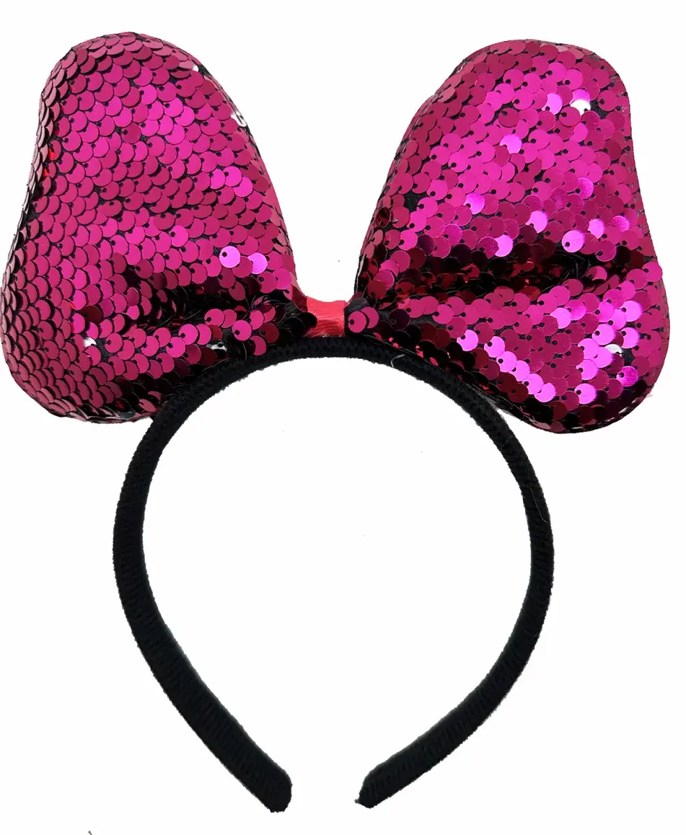 Renk Değiştiren Fiyonk Parti Tacı Fuşya Gümüş