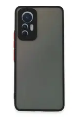 Newface Xiaomi Mi 12 Lite Kılıf Montreal Silikon Kapak - Siyah