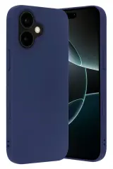 Newface Apple İphone 17 Nano İçi Kadife Silikon - Lacivert