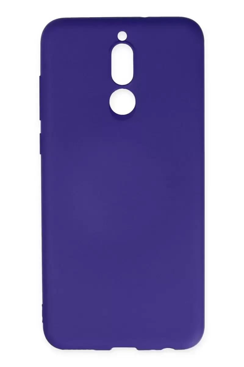 Newface Huawei Mate 10 Lite Kılıf Nano İçi Kadife Silikon - Mor