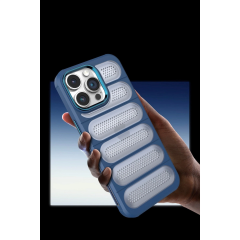 İphone 15 Pro Kılıf Airmax Silikon Kapak - Titan Gri