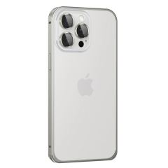 Joko  İphone 15 Pro Max Metal Bumper Mat Kapak - Gri