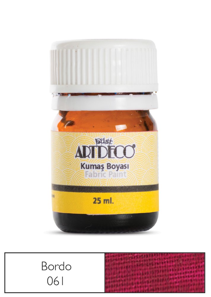 Kumaş Boyası 25ml Bordo 061