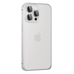 Joko  İphone 15 Pro Max Metal Bumper Mat Kapak - Gümüş