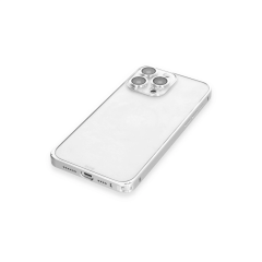Joko  İphone 15 Pro Max Metal Bumper Mat Kapak - Gümüş