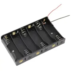 Powermaster Yan Yana 6'lı Aa Pil Yuvası (ıc-234b)