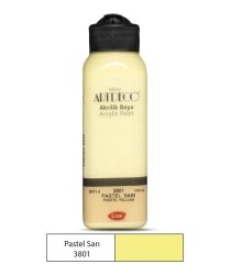 Akrılık Ahsap Boyası 140ml N:3801 Pastel Sarı