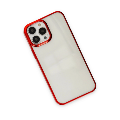 İphone 13 Pro Kılıf Element Silikon - Kırmızı