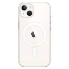 İphone 14 Kılıf Magneticsafe Şeffaf Silikon - Şeffaf
