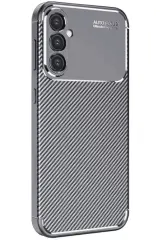 Newface Samsung Galaxy A16 5g Kılıf Auto Focus Karbon Kapak - Gri