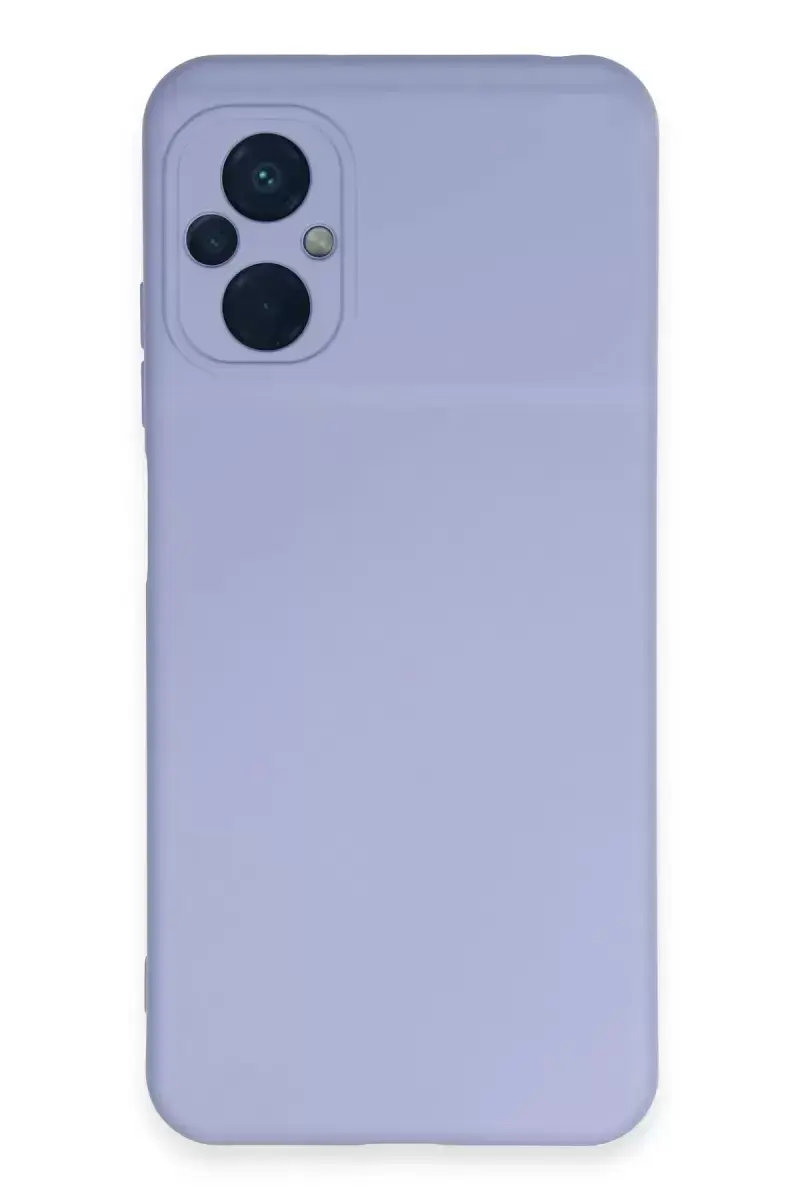 Newface Xiaomi Poco M5 Kılıf Nano İçi Kadife Silikon - Lila