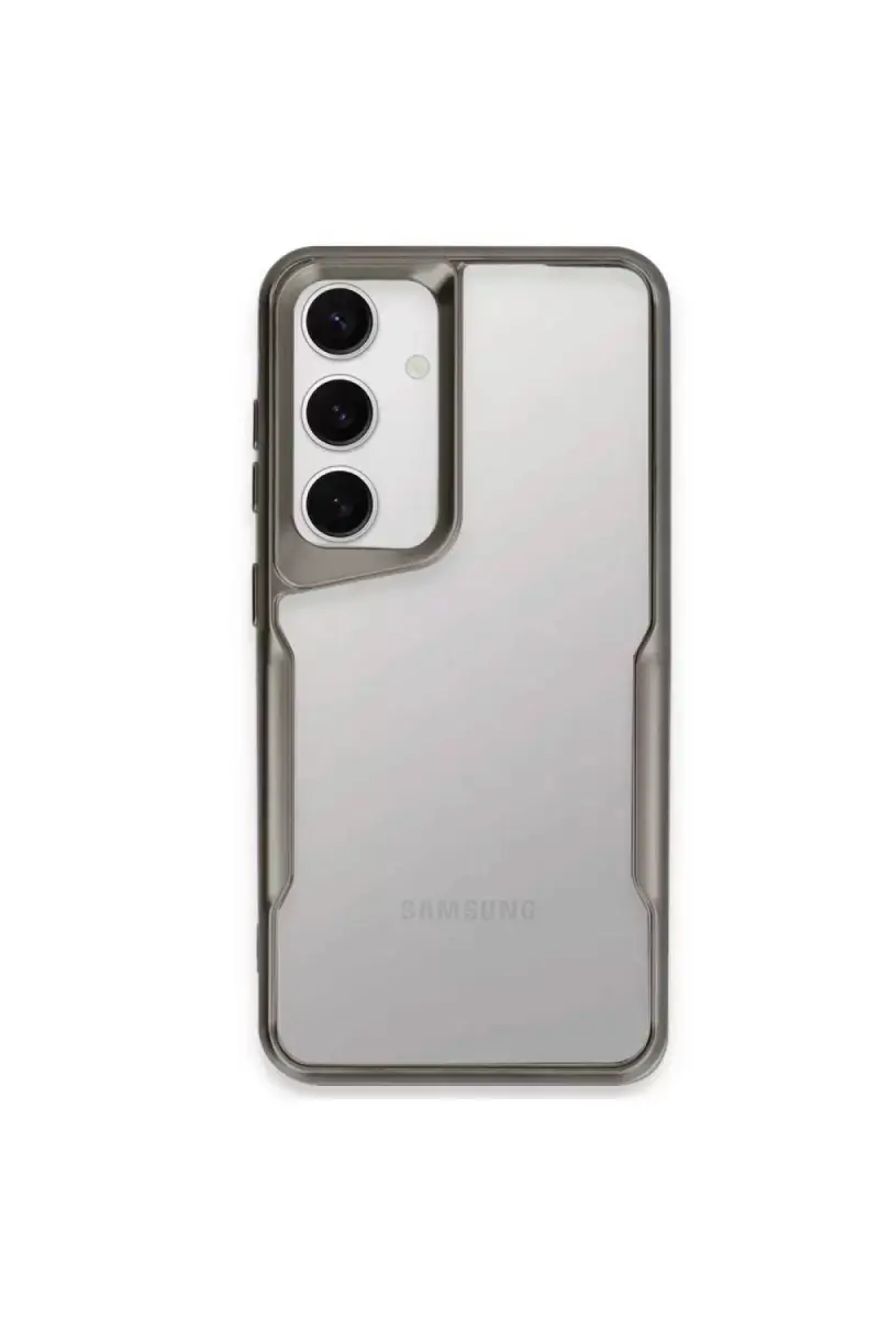 Newface Samsung Galaxy A14 4g Kılıf Boyi Silikon Kapak - Titan Gri