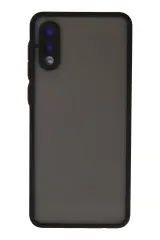 Newface Samsung Galaxy A02 Kılıf Montreal Silikon Kapak - Siyah