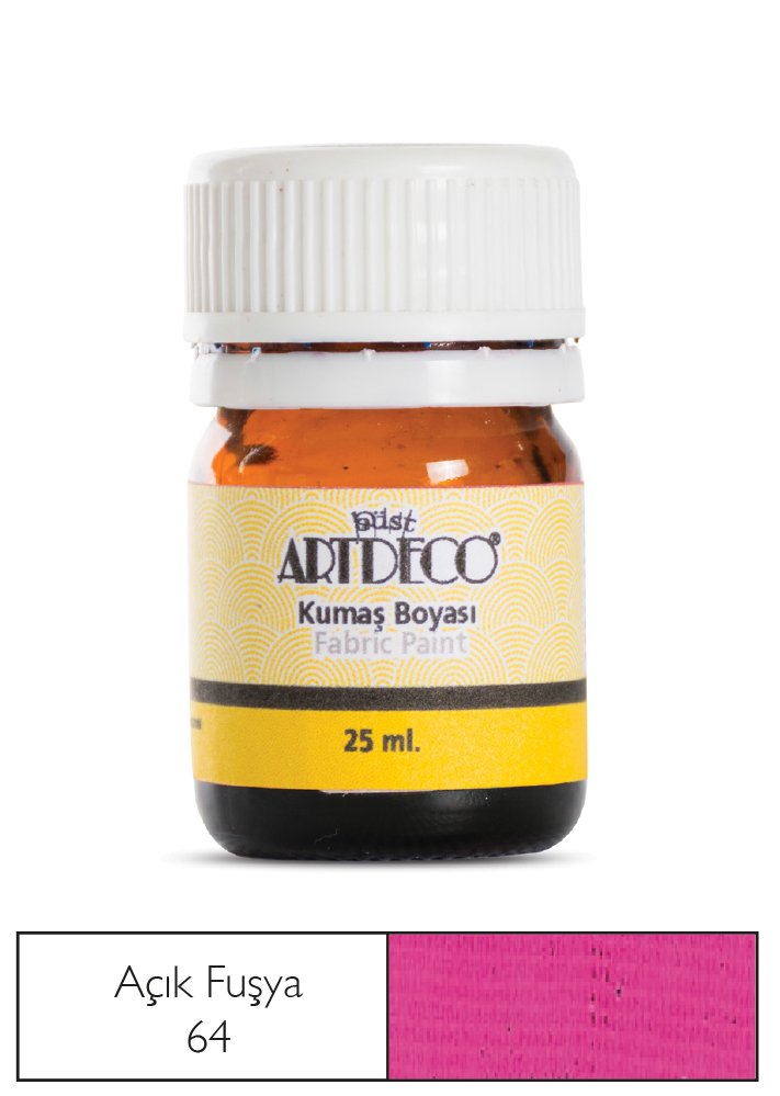 Kumaş Boyası 25ml Açık Fuşya 64