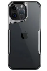 Newface İphone 14 Pro Max Kılıf Boyi Silikon Kapak - Titan Gri