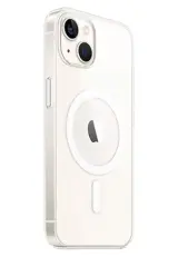 Newface Apple İphone 15 Plus Kılıf Magneticsafe Şeffaf Silikon - Şeffaf
