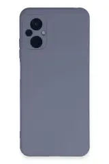 Newface Xiaomi Poco M5 Kılıf Nano İçi Kadife Silikon - Gri