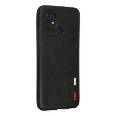 Xiaomi Redmi 10c Kılıf Loop Deri Silikon - Siyah