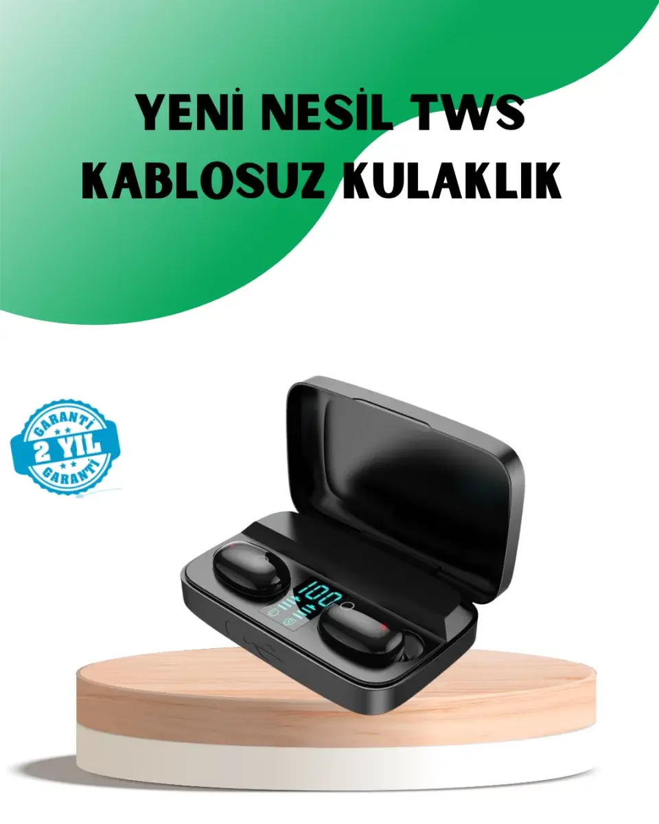 Yüksek Ses Kaliteli A10s Tws Bluetooth 5.0 Kablosuz Kulaklık