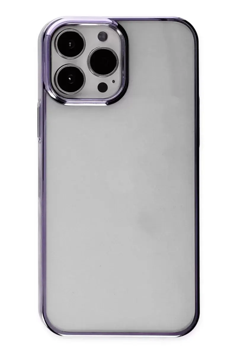Newface İphone 14 Pro Kılıf Element Silikon - Mor