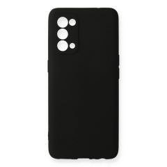Oppo Reno 5 Pro Kılıf First Silikon - Siyah