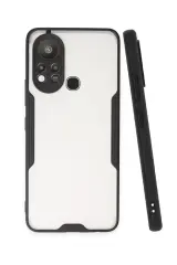 Newface İnfinix Hot 11s Kılıf Platin Silikon - Siyah