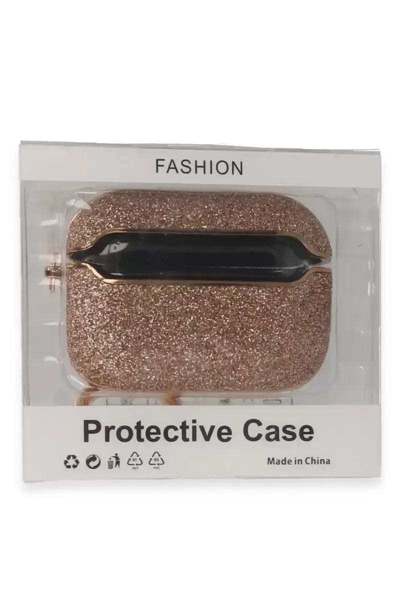 Newface Apple Airpods Pro 2 (2.nesil) Spell Simli Kılıf - Rose Gold
