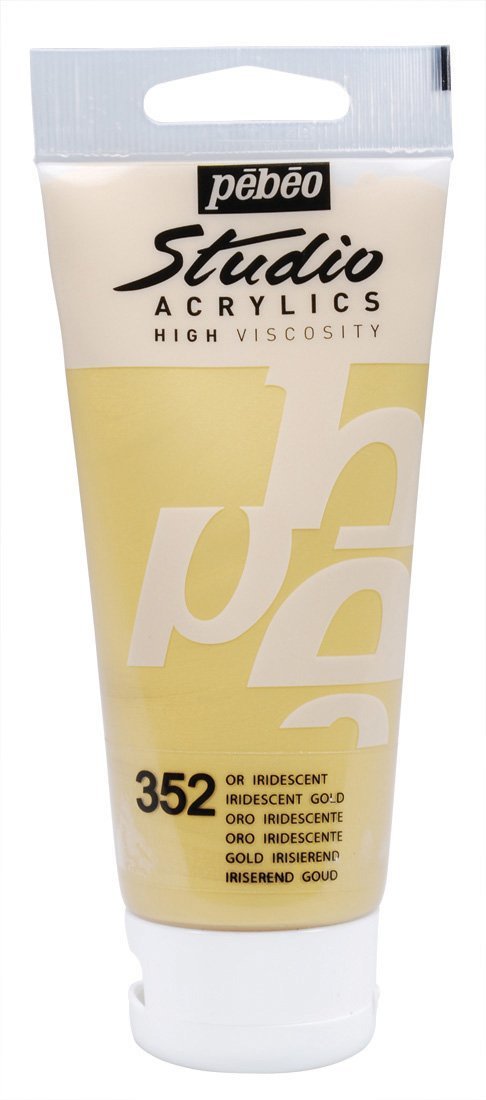 Studio Akrilik Boya - Iridescent Gold - 100ml - N:352