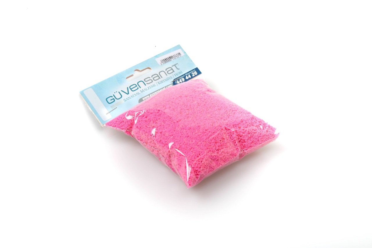 Pembe Flok Toz Çim